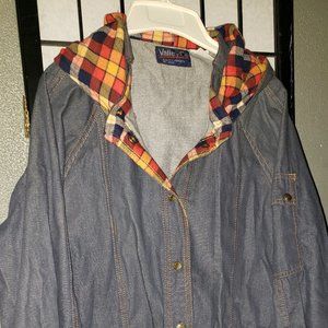 Valley Co vintage denim with hood